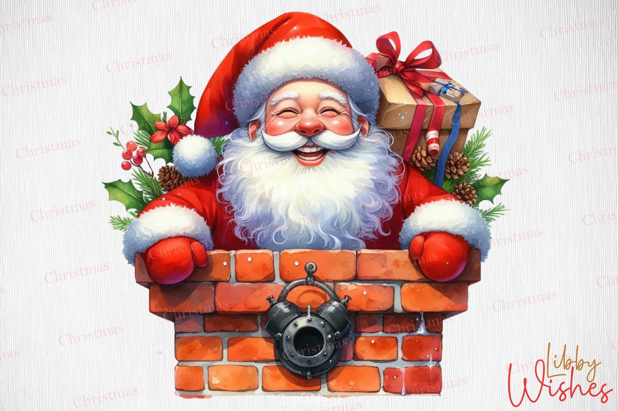Santa Claus Clipart Bundle 5 - CraftNest - Digital Crafting and Art