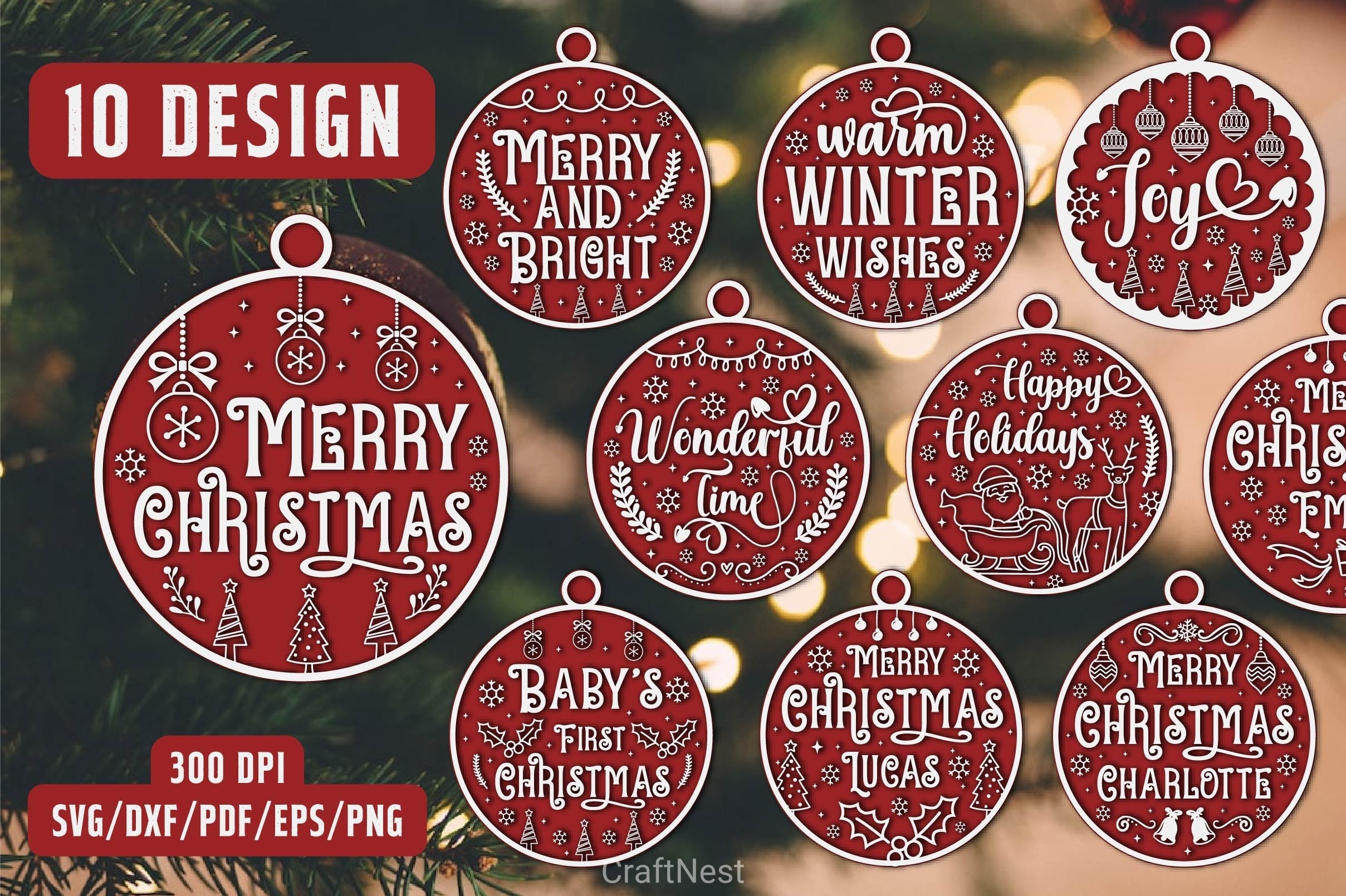 Christmas Layercut SVG Bundle