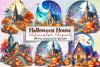 Halloween House Clipart Bundle