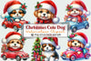 Christmas Dog Clipart Bundle
