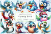 Funny Bird Clipart Bundle 4