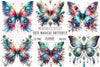 Magical Butterfly Clipart Bundle