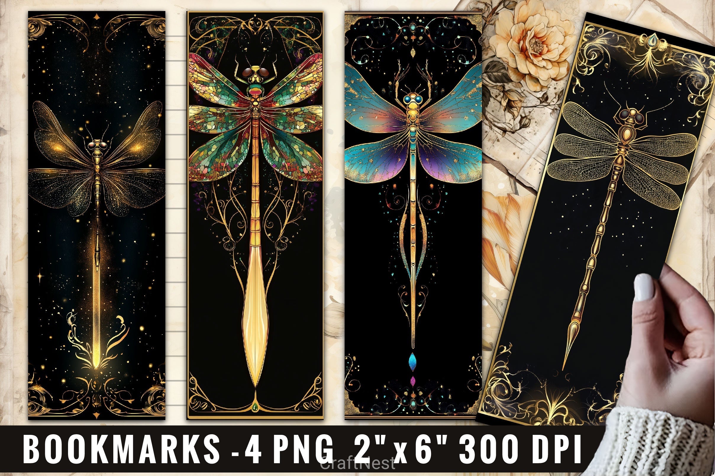 Dragonfly Clipart Bundle 3