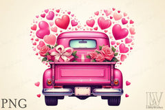 Truck Heart Clipart Bundle 2 - CraftNest - Digital Crafting and Art