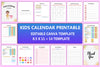 Kids Calendar Planner