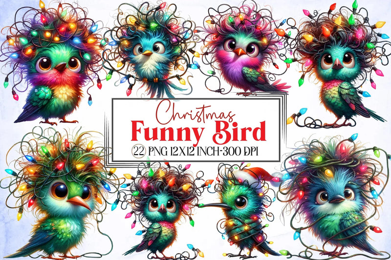 Christmas Bird Clipart Bundle 2 - CraftNest - Digital Crafting and Art