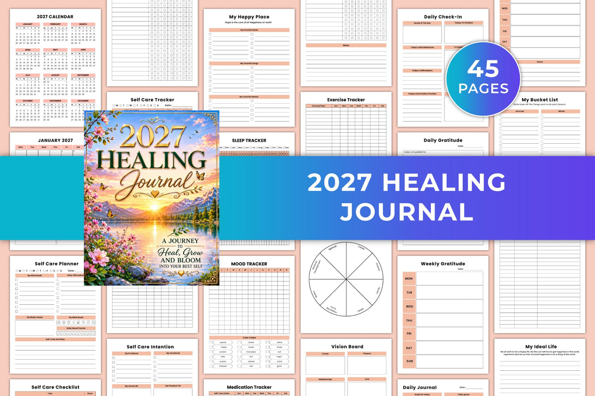 Healing Journal: A Path to Wellness