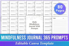 Daily Mindfulness: 365 Prompts for Inner Peace - CraftNest - Digital Crafting and Art