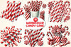 Candy Cane Clipart Bundle