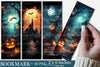 Spooky Halloween Digital Bookmarks Set Book Lovers Junk Journal