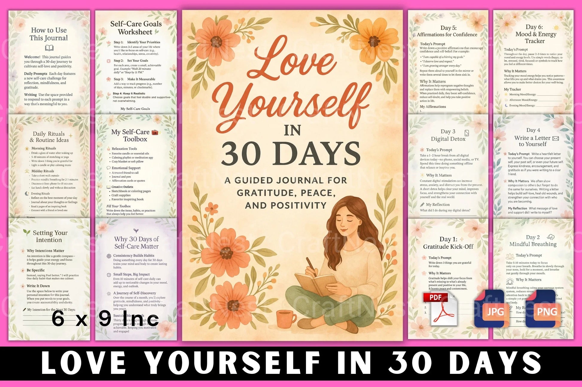 Love Yourself in 30 Days - CraftNest - Digital Crafting and Art