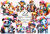 Baby Animal With Dad Clipart Bundle