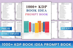 Creative KDP Book Idea Prompt Guide - CraftNest - Digital Crafting and Art
