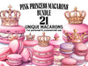 Pink Princess Macarons