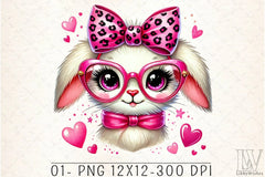 Valentine Bunny Clipart Bundle - CraftNest - Digital Crafting and Art