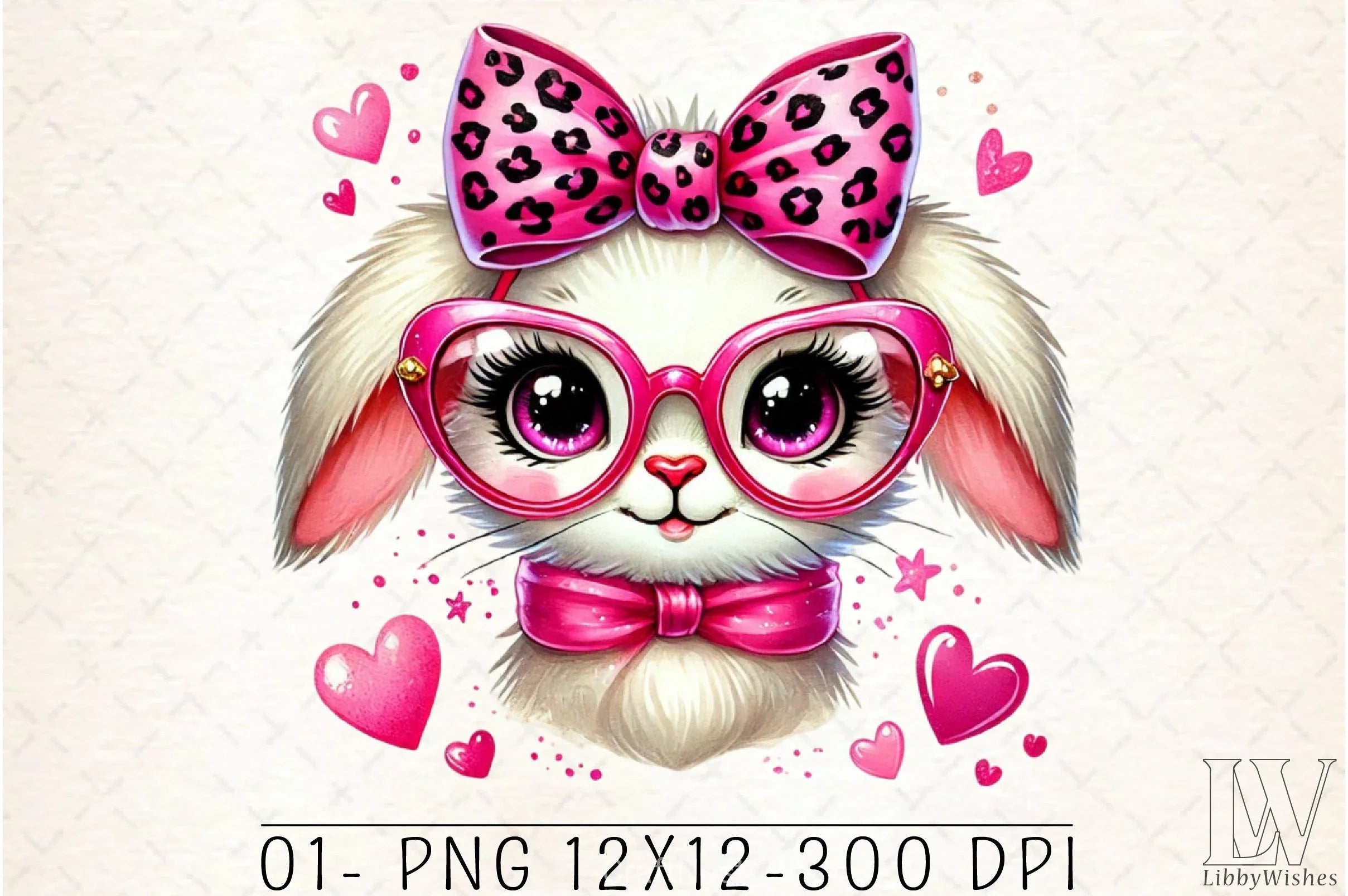 Valentine Bunny Clipart Bundle - CraftNest - Digital Crafting and Art