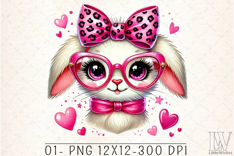 Valentine Bunny Clipart Bundle - CraftNest - Digital Crafting and Art