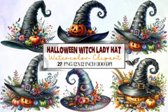 Witch Hat Clipart Bundle - CraftNest - Digital Crafting and Art