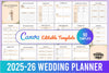 Editable Wedding Planner Template