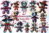 Halloween Gothic Voodoo Doll Clipart Bundle