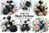 Black Perfume Clipart Bundle
