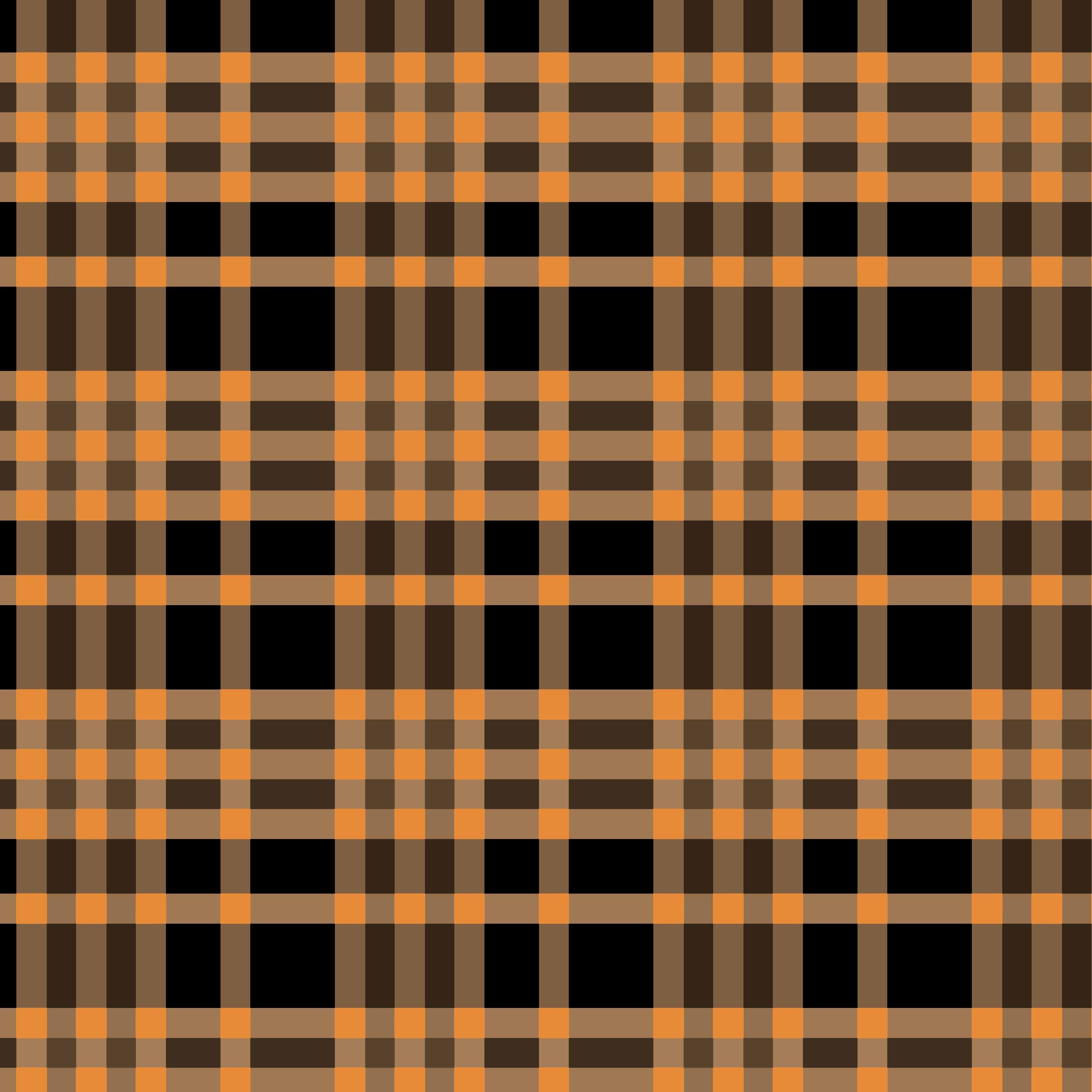 Fall Plaid Seamless Digital Paper