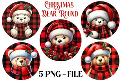 Bear Christmas Clipart Bundle - CraftNest - Digital Crafting and Art