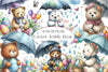 Easter Teddy Bear Clipart Bundle 1