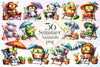Summer Animals Clipart Bundle 8