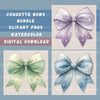 Coquette Bows Clipart Bundle