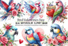 Bird Valentine Clipart Bundle