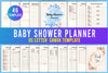 Editable Baby Shower Planner