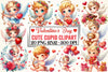 Valentine Cupid Clipart Bundle