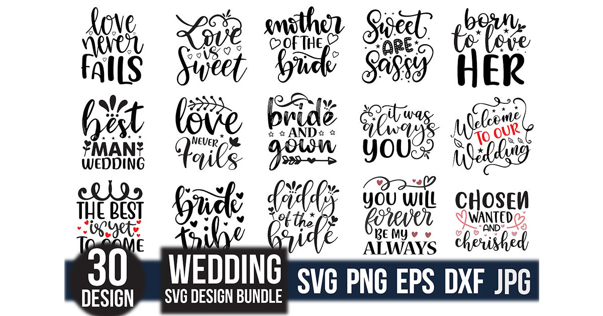 Wedding SVG Bundle 2