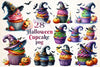 Halloween Cupcake Clipart Bundle 2