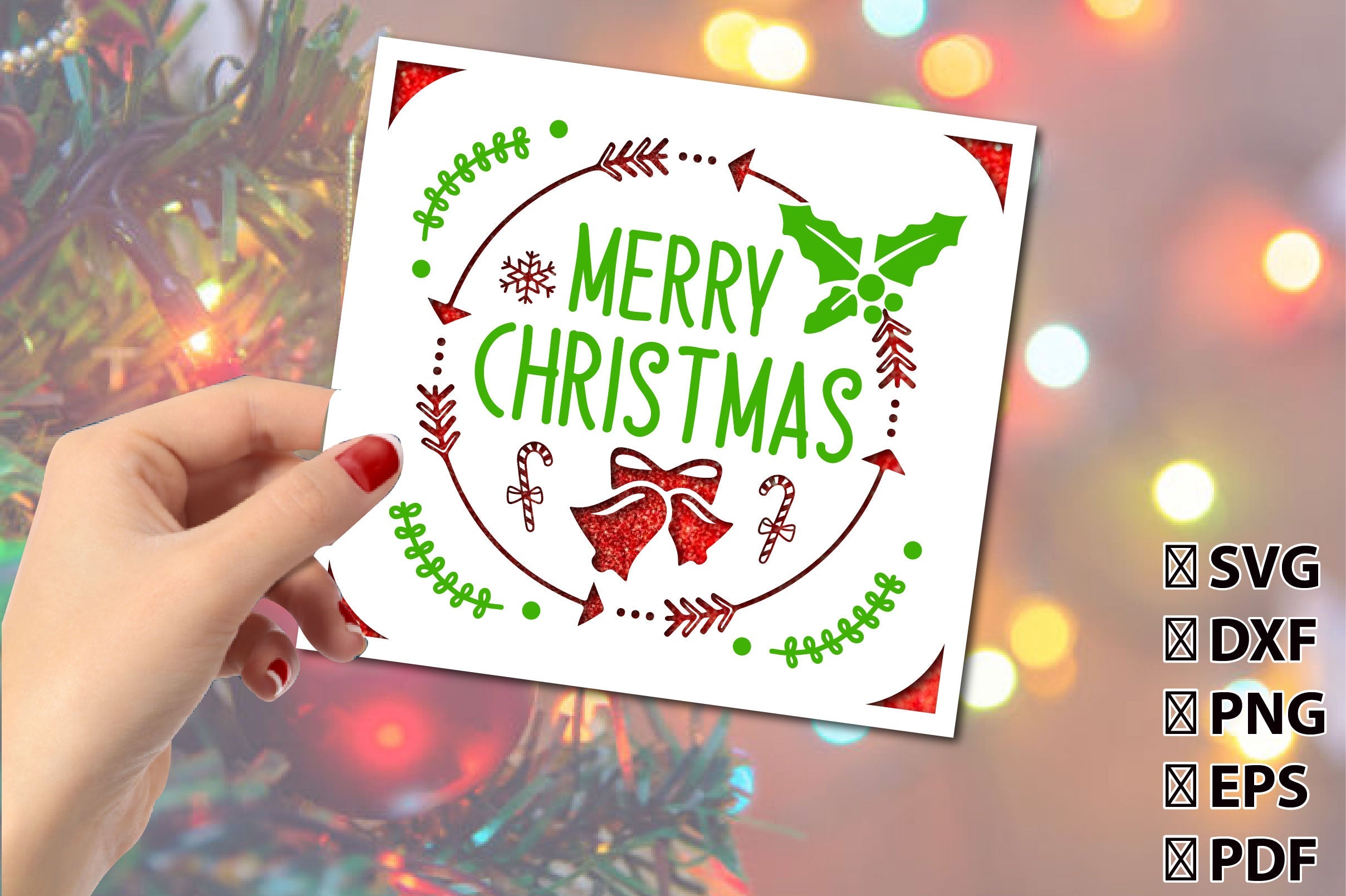 3D Christmas Insert Card Cutting Bundle