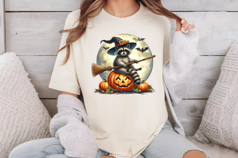 Halloween Raccoon Clipart Bundle 8 - CraftNest - Digital Crafting and Art