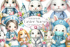 Easter Nurse Animals Clipart Bundle