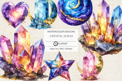 Crystal Auras Clipart - CraftNest - Digital Crafting and Art