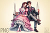 Valentine Couple Clipart Bundle