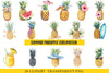Summer Pineapple Clipart Bundle