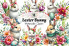 Easter Bunny Clipart Bundle