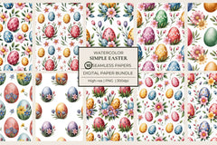 Simple Easter Seamless Papers - CraftNest - Digital Crafting and Art