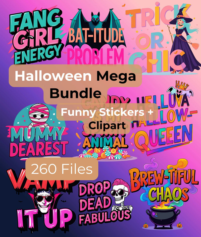 Halloween Mega Clipart Bundle - CraftNest - Digital Crafting and Art