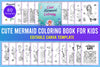 Cute Mermaid Coloring Book