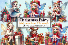 Christmas Fairy Clipart Bundle 4 - CraftNest - Digital Crafting and Art