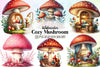 Cozy Mushroom Clipart Bundle