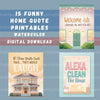 Home Quotes Clipart Bundle