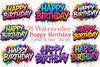 Happy Birthday Clipart Bundle