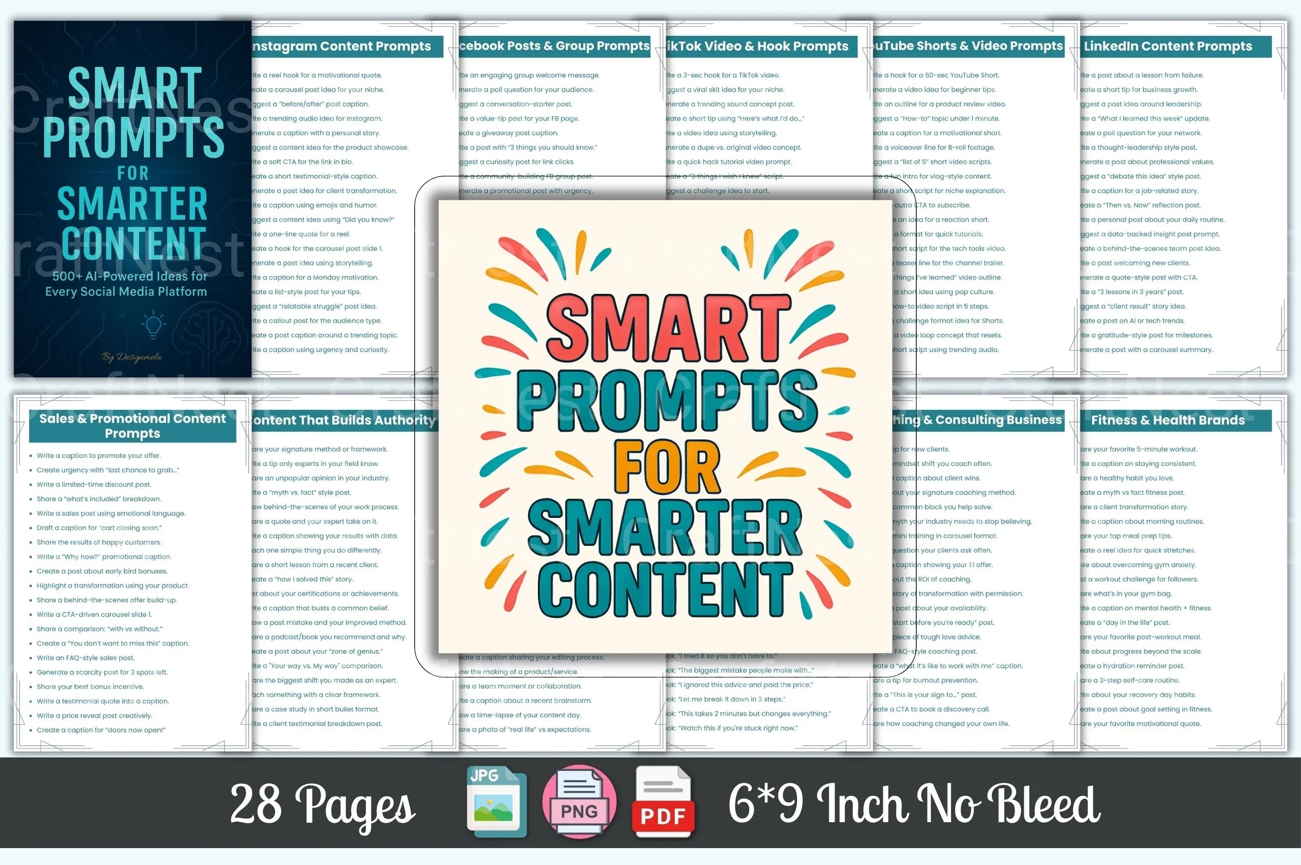 Smart Prompts for Smarter Content - CraftNest - Digital Crafting and Art